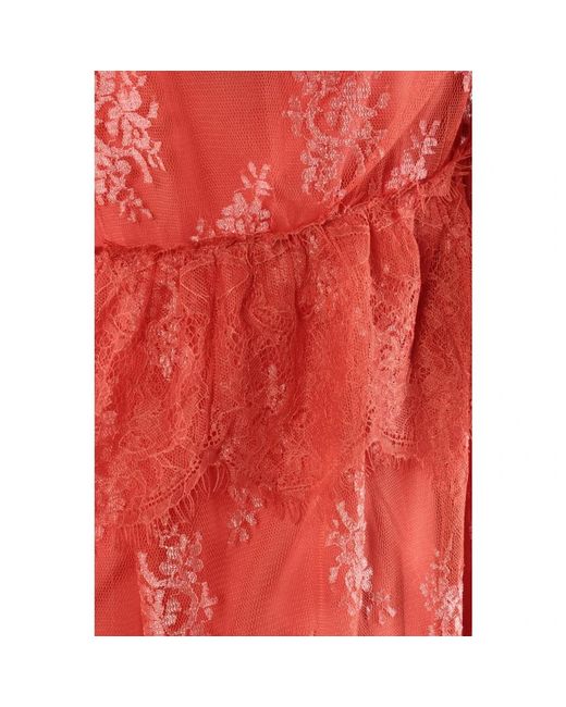 Pinko Red Short Dresses
