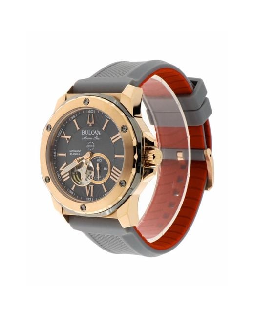 Bulova Marine Star in Metallic für Herren