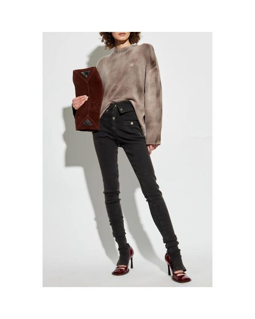 Round-Neck Knitwear di The Attico in Brown