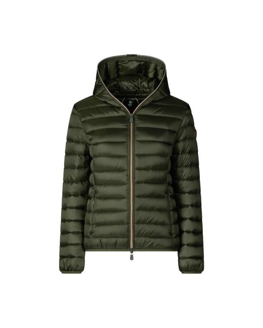 Save The Duck Green Winter Jackets