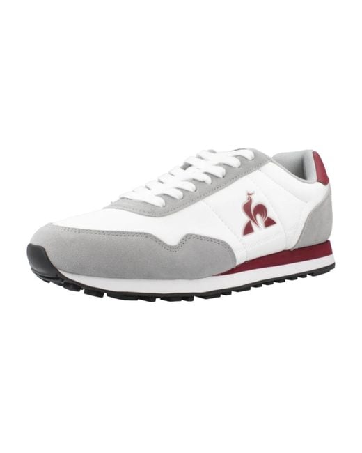 Le Coq Sportif Modieuze Sneakers Astra Stijl in het White voor heren