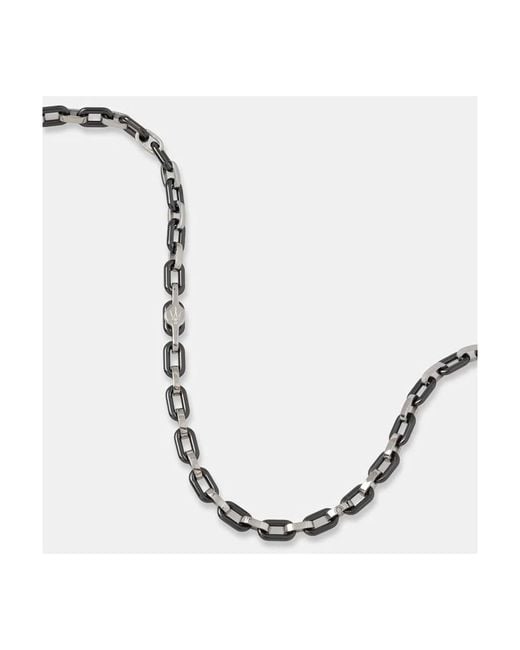 Necklaces di Maserati in Metallic da Uomo