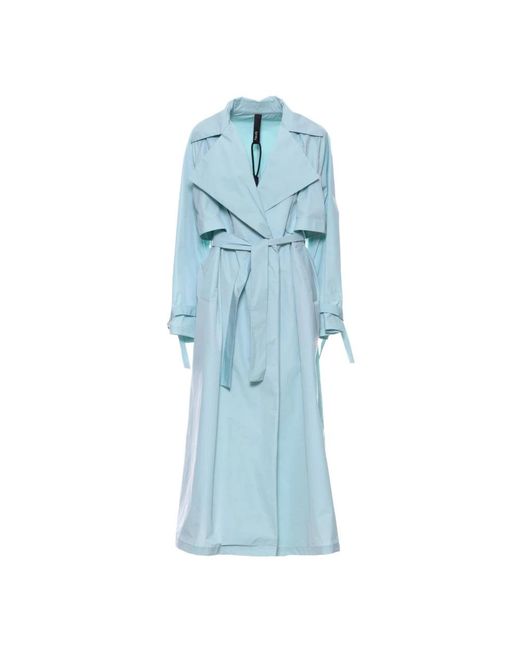 Hevò Blue Trench Coats