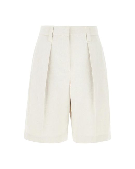 Shorts de verano estilosos para hombres Brunello Cucinelli de color White
