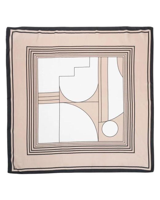 ESTRO Metallic Silk Scarves