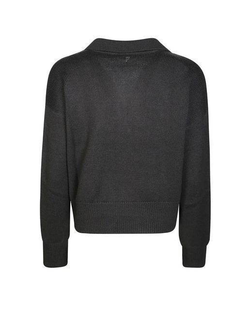 Dondup V-Neck Truien in het Black