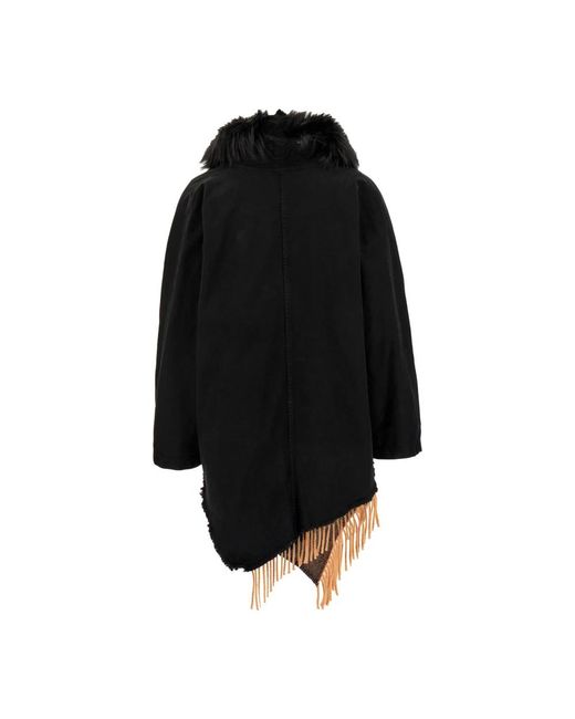 Bazar Deluxe Black Faux Fur & Shearling Jackets