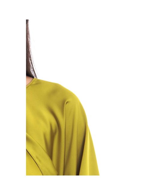 SIMONA CORSELLINI Yellow Eleganter bolero für frauen
