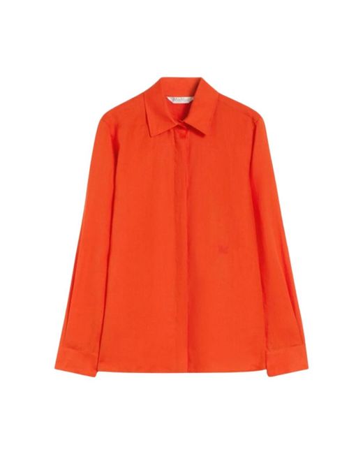Max Mara Orange Shirts