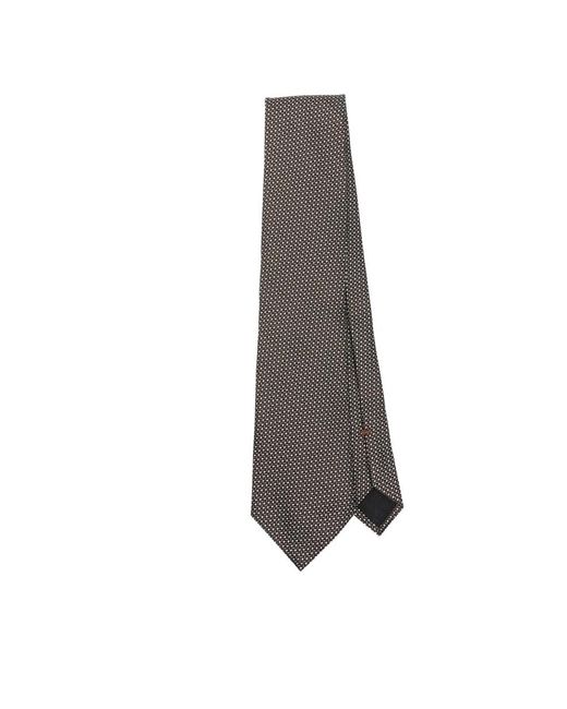 Ties Zegna de hombre de color Gray
