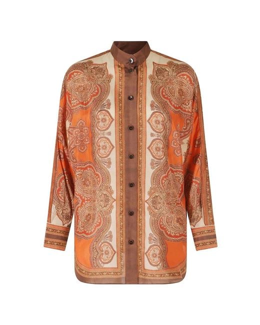 Zimmermann Orange Shirts
