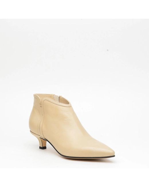 Pomme D'or Natural Heeled Boots