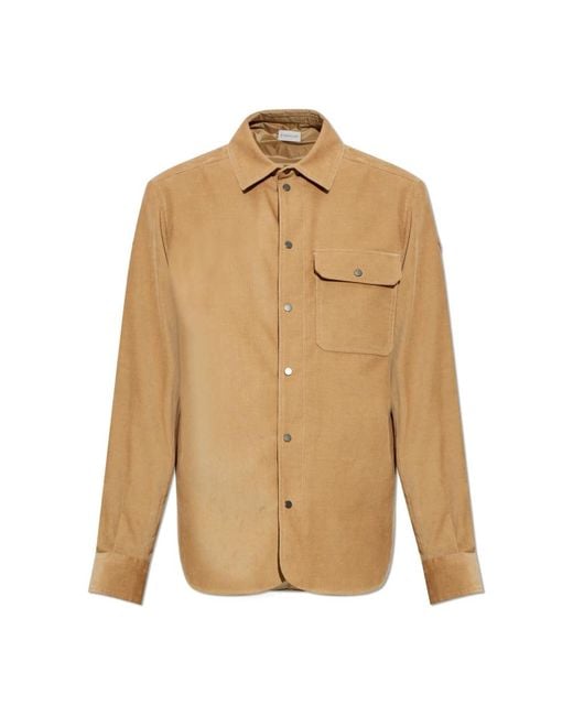 Moncler Natural Casual Shirts for men
