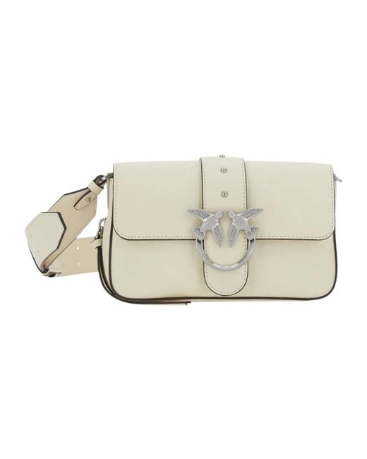 Pinko White Shoulder Bags