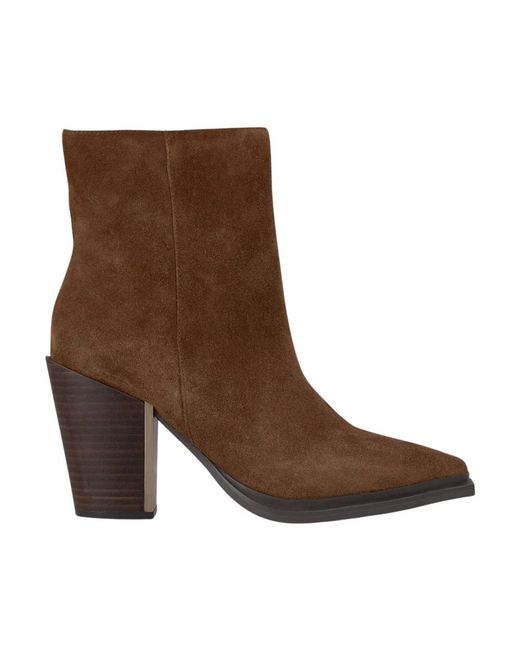 Alma En Pena. Brown Cowboy & Biker Boots