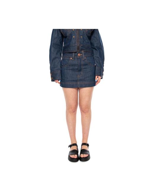 Wrangler Super Regular Rok in het Blue