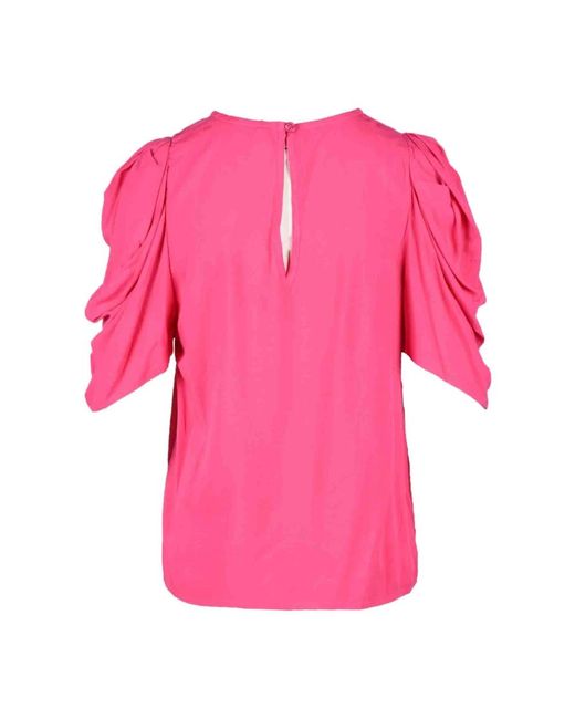 Think! Overhemden ,Roze ,Viscose Blouse in het Pink