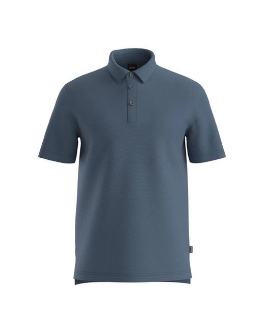 HUGO H-Press Polo in het Blue voor heren