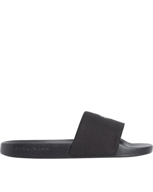Sliders di Calvin Klein in Black