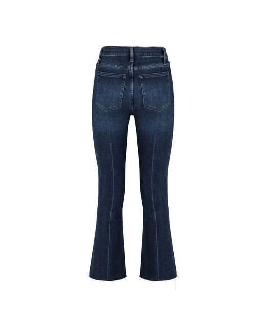 FRAME Blue Flared mini boot cascade jeans