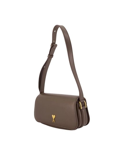 AMI Brown Shoulder Bags