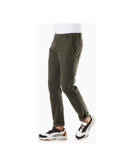 Dockers Green Straight Trousers for men