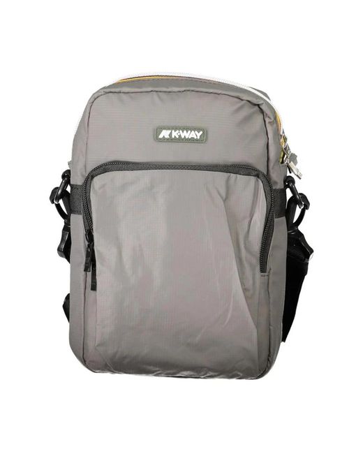 Borsa a tracolla in poliammide verde per uomo di K-Way in Gray da Uomo