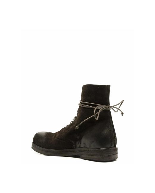 Marsèll Black Lace-Up Boots for men