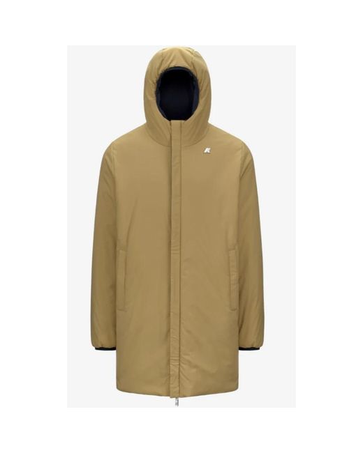 K-Way Blue Parkas for men