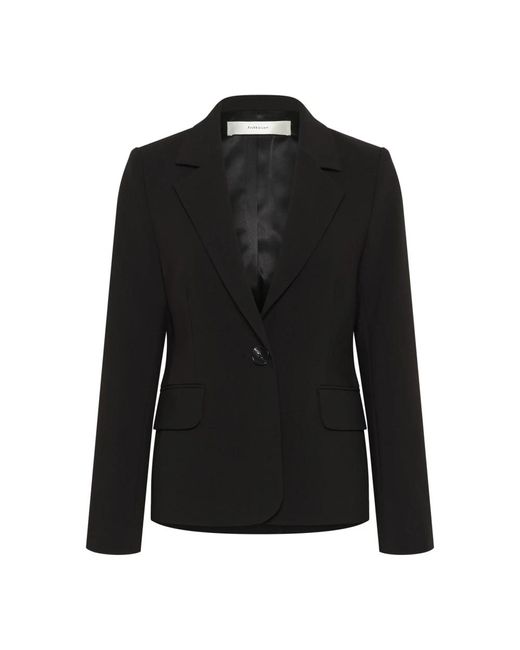 Inwear Black Schwarzer Blazer Jacke Mit V-Ausschnitt
