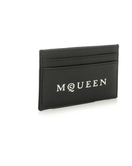 McQueen Black Wallets & Cardholders for men