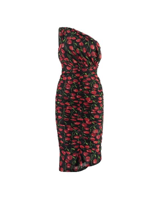 Dolce & Gabbana Red Midi Dresses