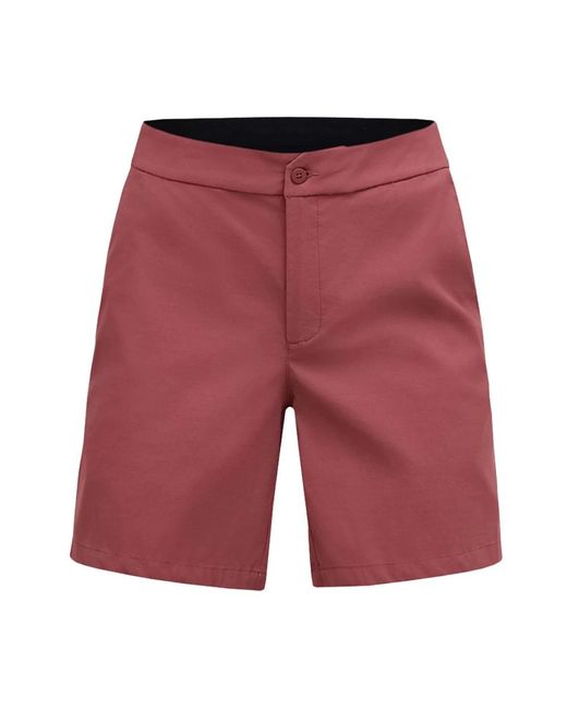 Peak Performance Casual Shorts in het Red