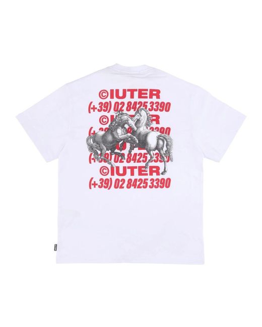 Iuter White T-Shirts for men