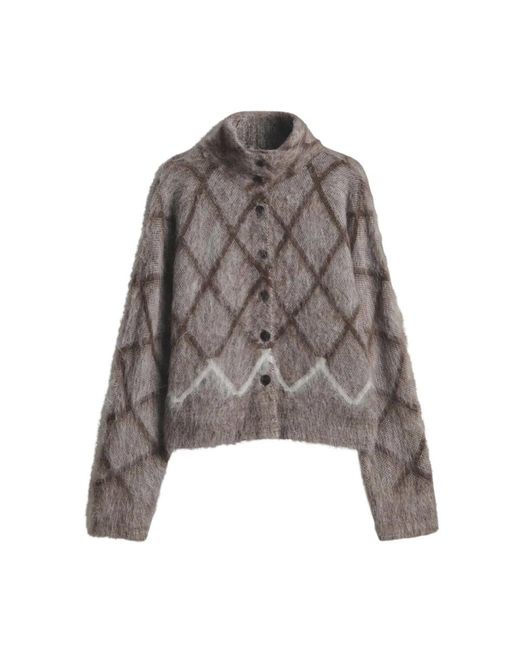 Opus Dargyle Cardigan in het Gray