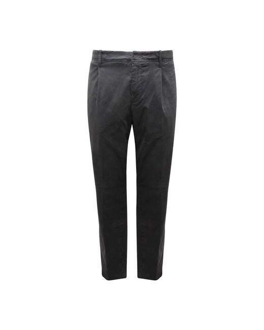 Peserico Gray Slim-Fit Trousers for men