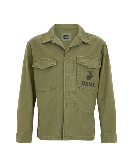 chesapeake's Green Denim Jackets for men