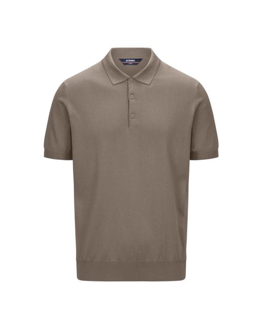 K-Way Gray Polo Shirts for men