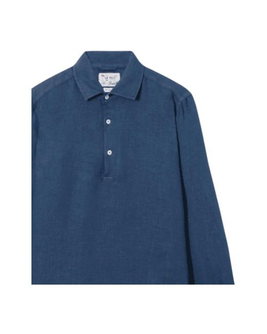 Mc2 Saint Barth Blue Casual Shirts for men