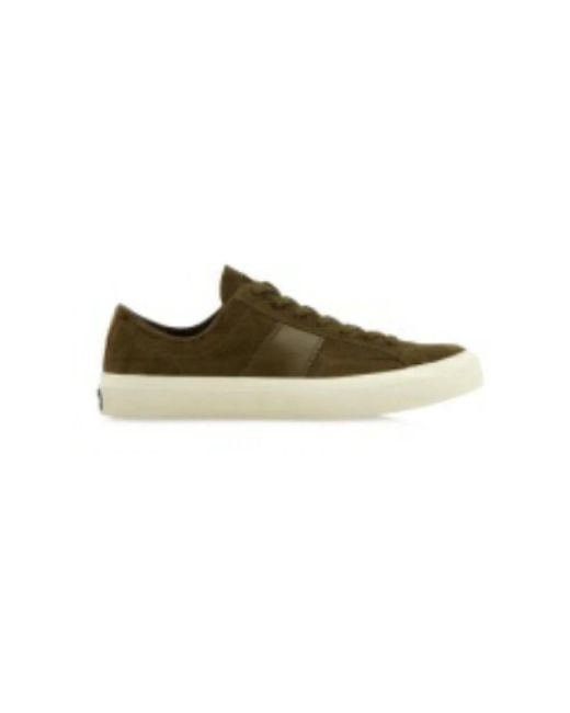 Tom Ford Green Sneakers for men