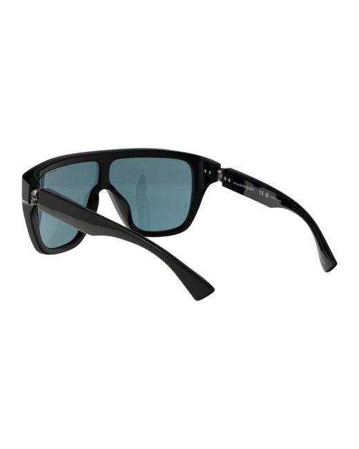 Alexander McQueen Stylische sonnenbrille am0430s in Black für Herren