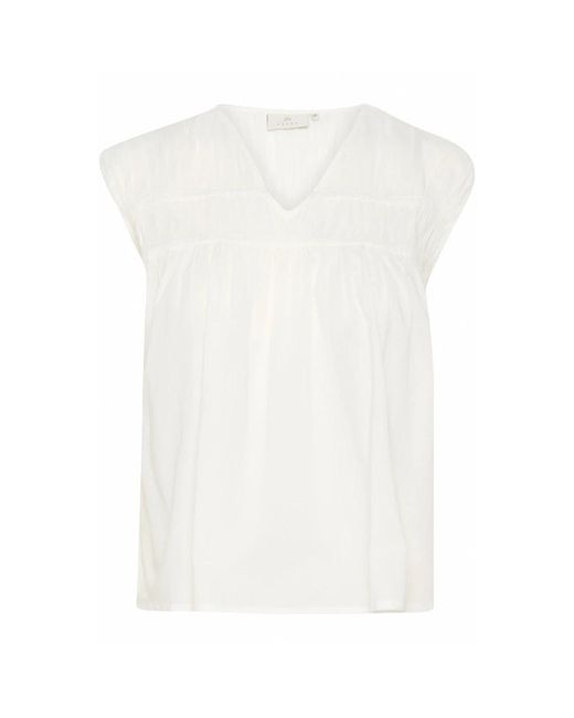 Kaffe Blouses in het White
