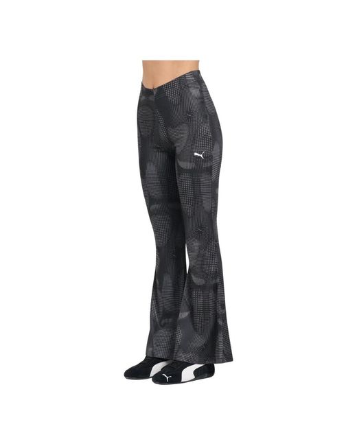 PUMA Wide Trousers in het Black
