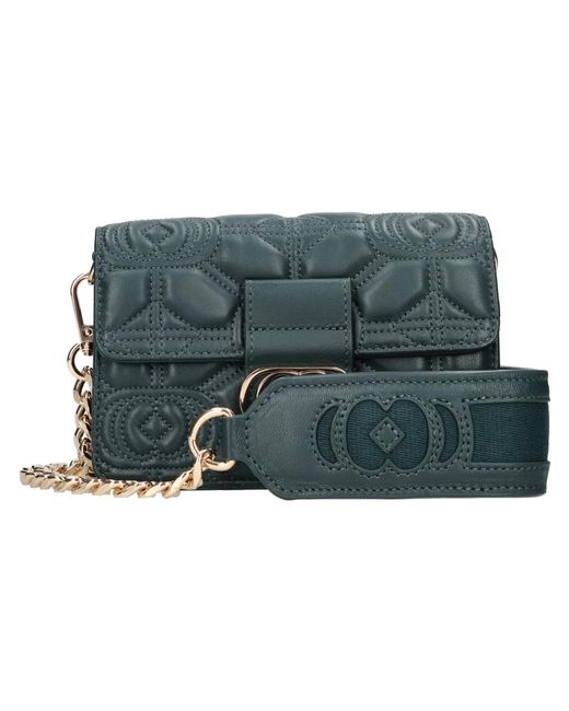 La Carrie Green Mini Ledertasche