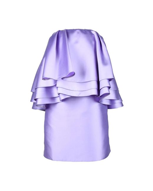 SIMONA CORSELLINI Purple Party Dresses