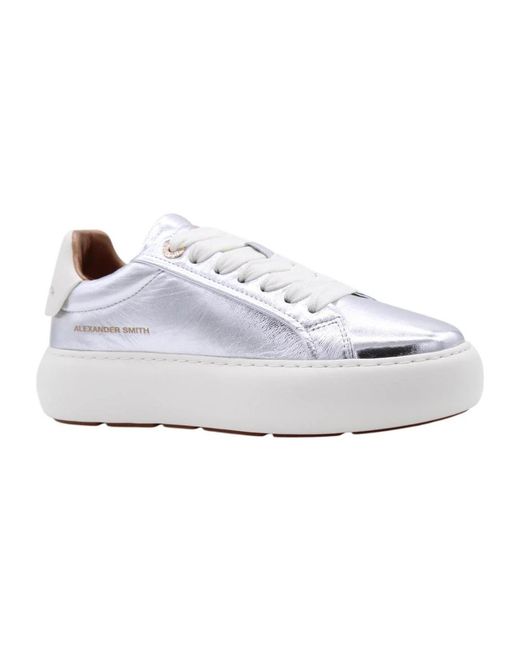 Alexander Smith White Mazzafran Sneaker