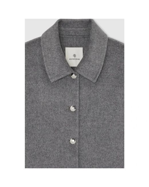 Anine Bing Gray Light Jackets