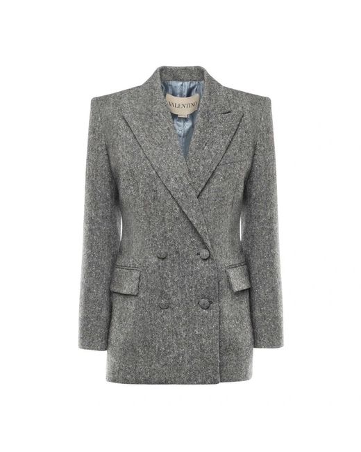 Valentino Garavani Gray Blazers