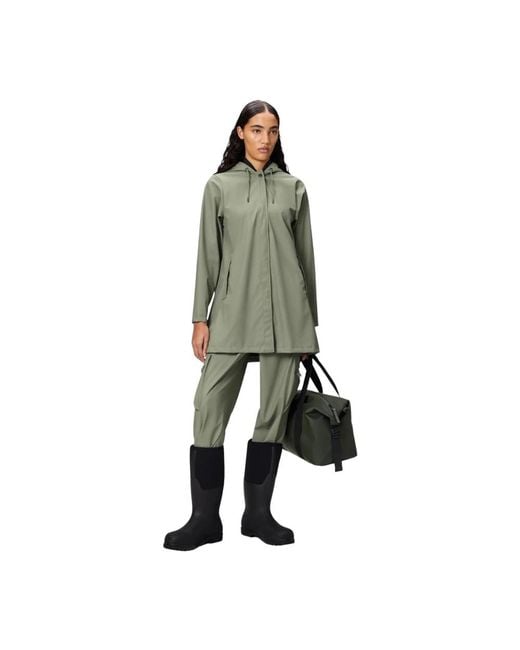 Rains Green Rain Jackets