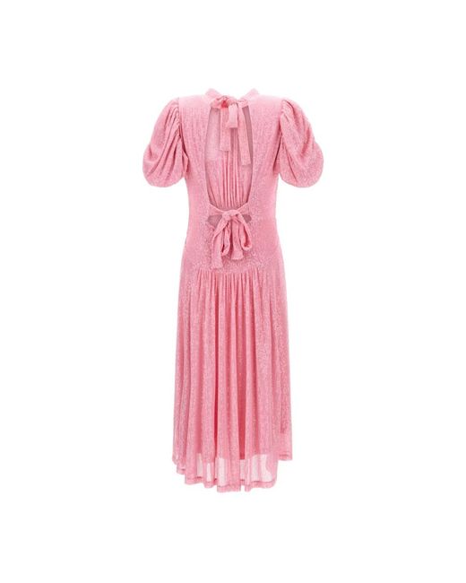Midi Dresses ROTATE BIRGER CHRISTENSEN de color Pink